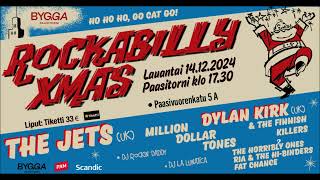 Rockabilly Xmas 2024, Bygga, Helsinki, Finland - The Jets, Ria The High Binders, Dylan Kirk