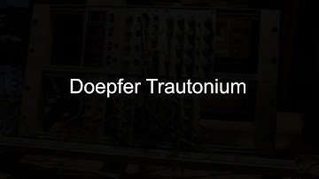 Subharmonic Generator A-113 , Trautonium Formant Filter A-104 , Doepfer Trautonium