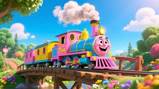 Tina Train’s Choo Choo Song | Fun Train Rhyme for Kids | Nursery Rhymes & Songs for Children