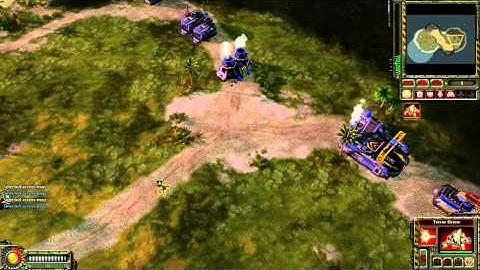 Red Alert 3 - Infinity Isle - Skirmish vs Brutal AI (Soviet vs Allied)