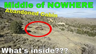 Exploring a creepy abandoned cabin in a Nevada desert ghost town