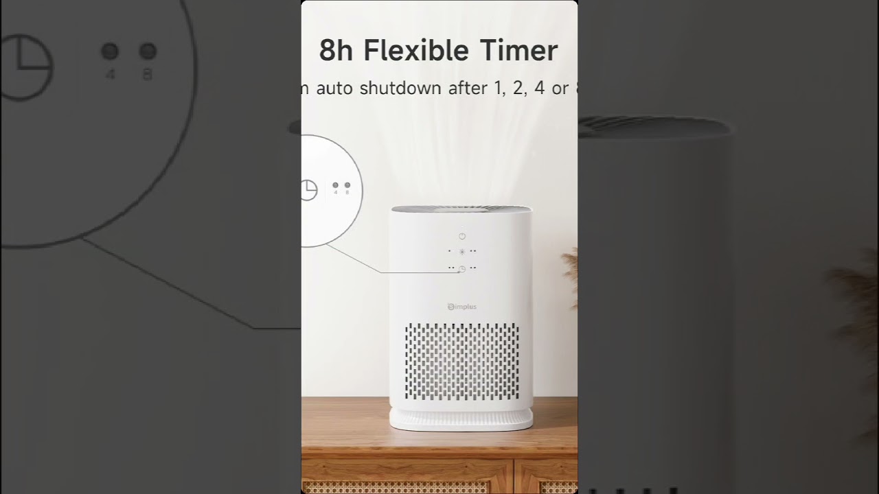 Simplus Air Purifier Mini Compact Desktop #highlights #youtubeshorts #home #viral #viralshorts