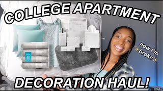 *HUGE* College Apartment Decor Haul! | Bedroom Decor,  Bathroom Decor + Apartment Essentials!