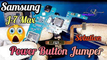 Samsung J7 max power key jumper #mobileengineer