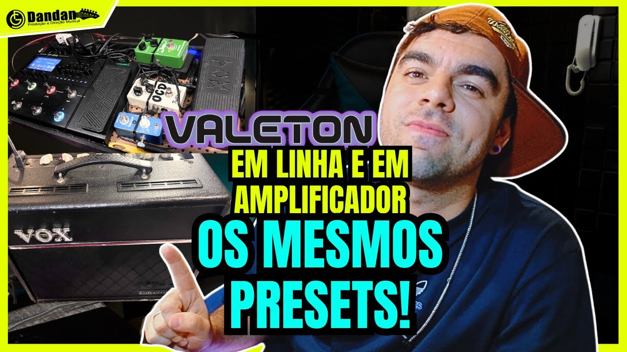 VALETON GP 200 PRESETS ATUALIZADOS, SOM PROFISSIONAL EM AMP E LINHA, EM ...