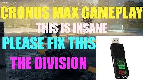 CRONUSMAX LIVE GAMEPLAY! HOW IT LOOKS LIKE! THE DIVISION