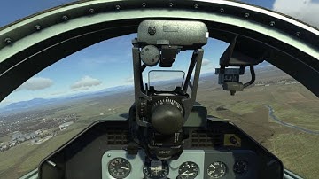 DCS L39C flying circuits in VR with SRS widescreen