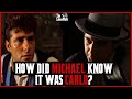 How did Michael Corleone know it was Carlo Rizzi?