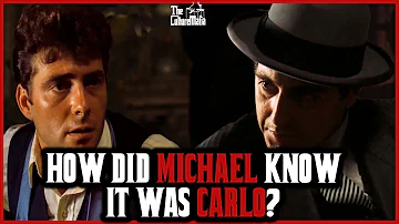 How did Michael Corleone know it was Carlo Rizzi?