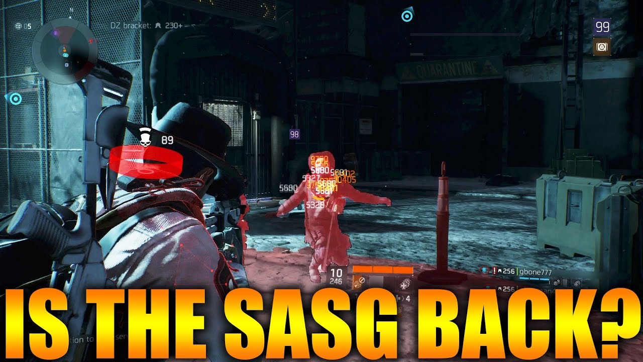 THE DIVISION 1.7 - STRIKER CLASSIFIED BUILD | IS THE SASG SHOTGUN BACK?