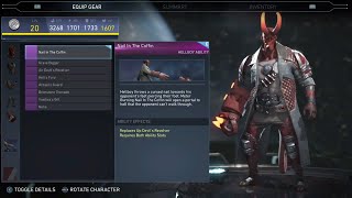 Injustice 2 - Hellboy  All Unlockable Abilities