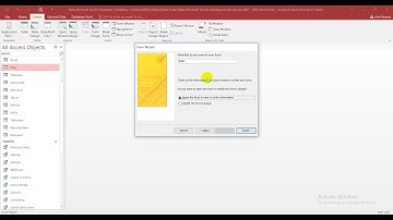 how to create form of invoice in form Wizard in ms Access speak khmer | how to learning Access