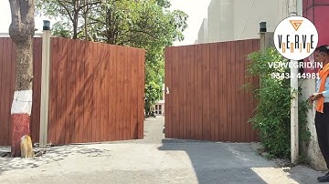 Royal automatic swing gate by Verve Grid add style, security & smart appeal to your home