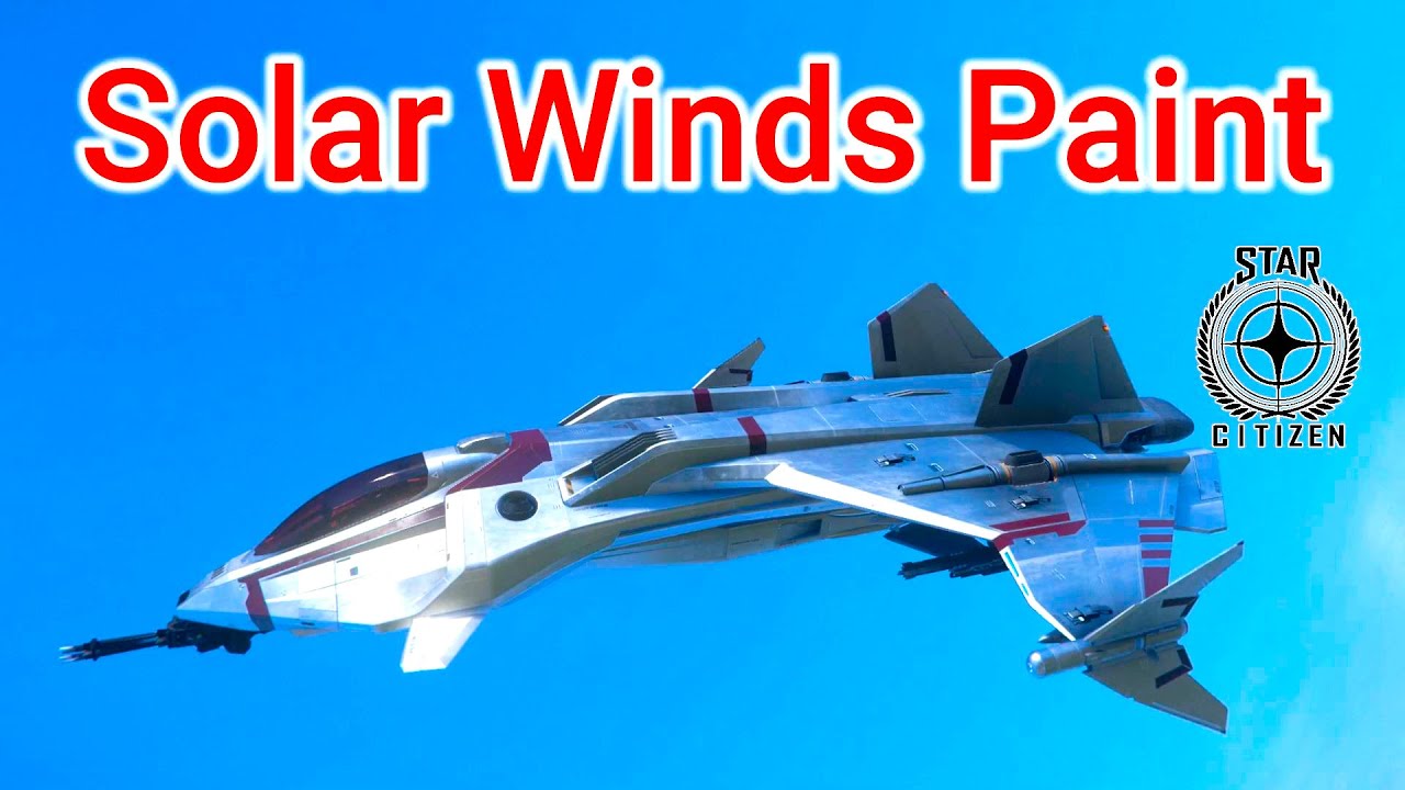 Star Citizen - Skin Solar Winds Limited Pour Avenger/Gladius/Vanguard