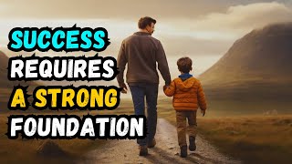 Building Success: The Power of a Strong Foundation | a short motivational story