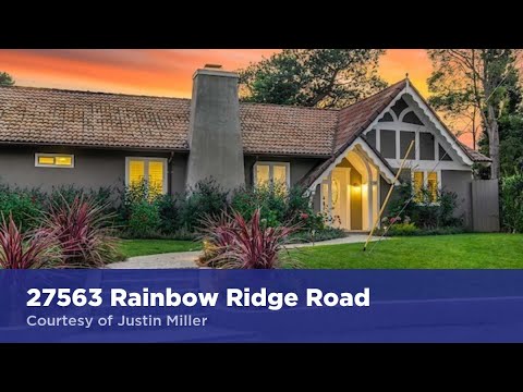 27563 Rainbow Ridge Road, Palos Verdes Peninsula, CA home video tour