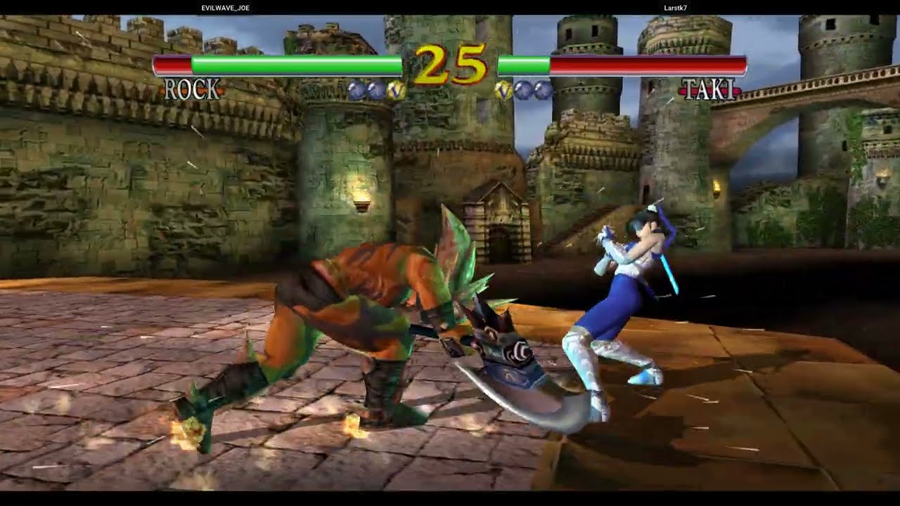 Soul Calibur - EVILWAVE JOE vs Larstk7