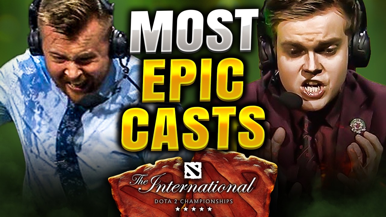 TOP 12 HYPE CASTER Moments of TI13 The International 2024 Dota 2 - YouTube