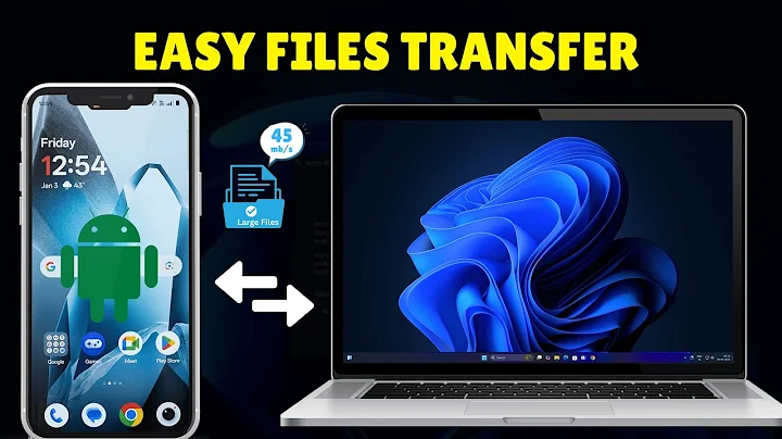 Easy Way to Transfer Files Beween Mobile And PC | share files from android to windows Wirelessly