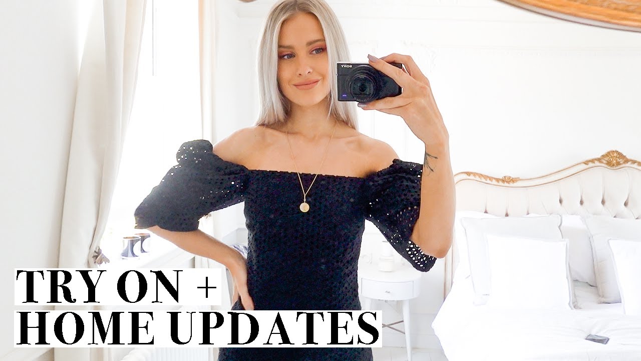 H&M HAUL, HOME UPDATES AND GLOWY SKINCARE ROUTINE | INTHEFROW