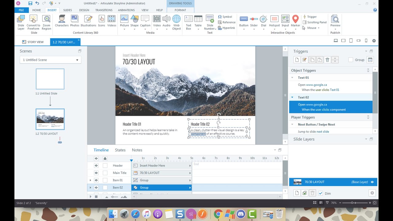 Tips for Creating Hyperlinked Text in Articulate Storyline