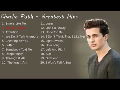CharliePuth - Greatest Hits Songs - Music Mix Playlist