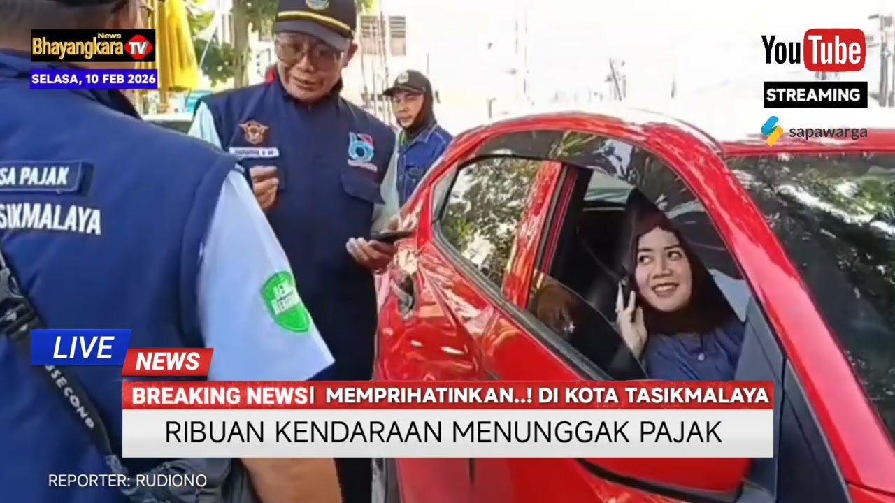 P3DW KOTA TASIK: GELAR OPERASI PEMERIKSAAN PAJAK KENDARAAN 