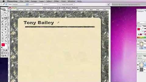 Apple mac mail stationery tutorial part 2