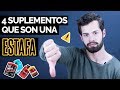 4 SUPLEMENTOS QUE SON UNA ESTAFA II BCAA´S II L-CARNITINA II GLUTAMINA ll CLA