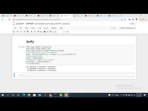 SciPy Cluster Understanding | SciPy Tutorial - 2