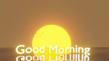 Blender:- Sunrise Animation