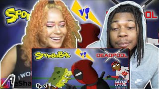 Spongebob Vs Deadpool - CARTOON BEATBOX BATTLES REACTION