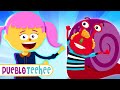 ¡Hagamos como animales! - Canciones infantiles animadas con Len y Mini | Pueblo Teehee