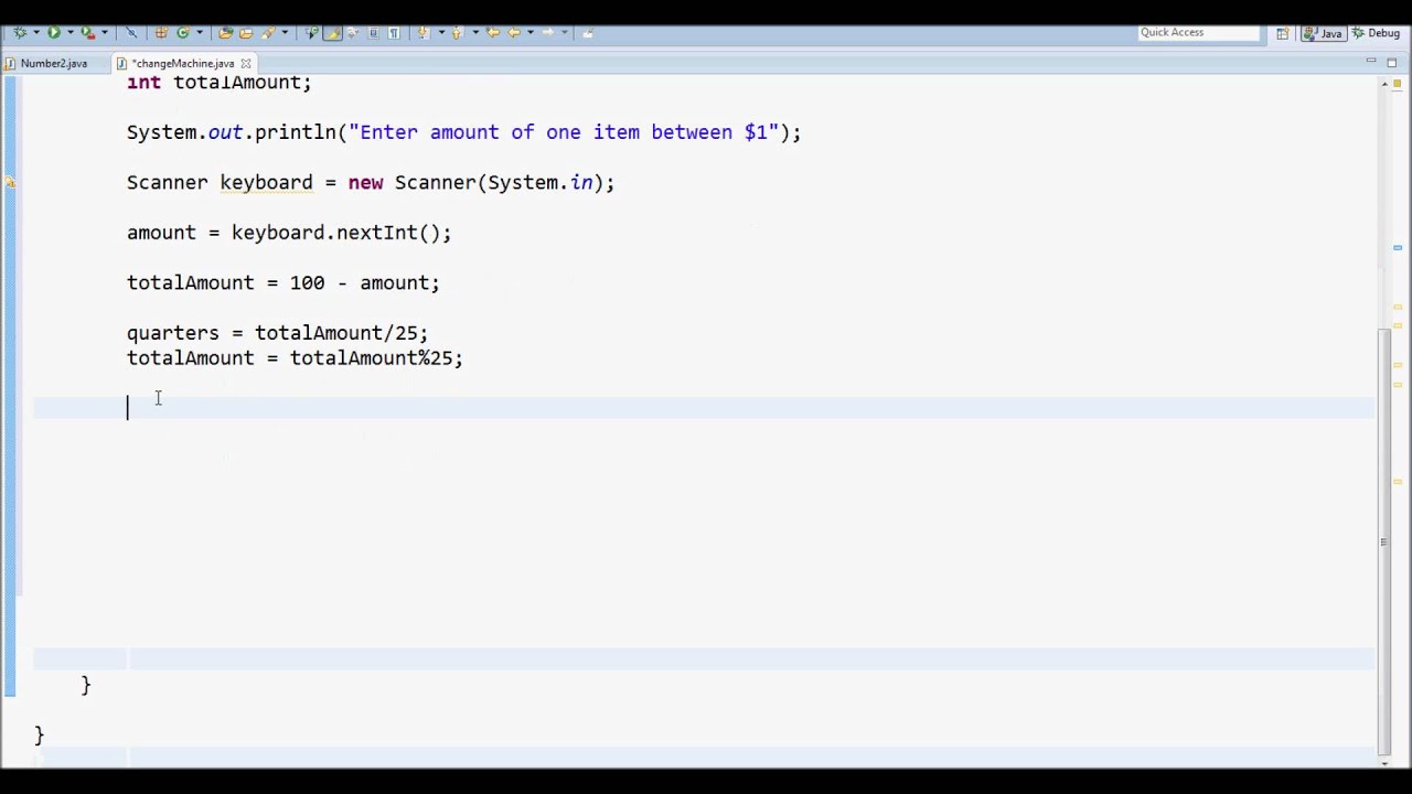 Java Remainder Operator Youtube