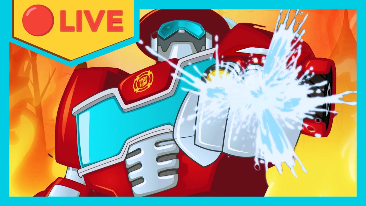 🔴 Heatwave's Best FIRE RESCUES! 🔥🚒  24/7 Live Stream | Transformers: RESCUE BOTS