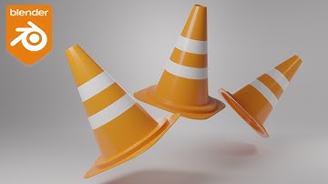 [TUTO] Comment faire dans blender - un cône de chantier