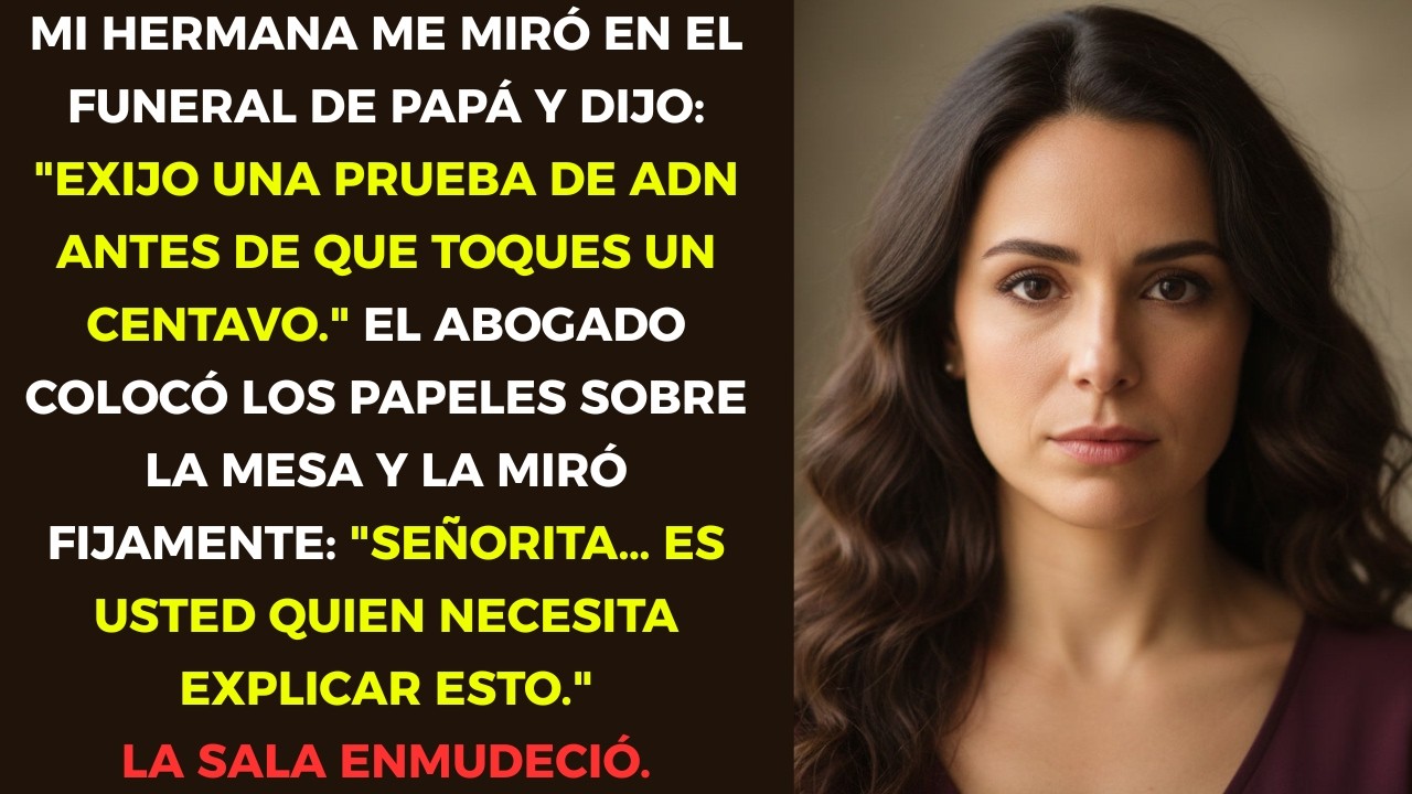 Mi hermana exigió una prueba de ADN para quedarse con todo… lo que pasó después la dejó sin nada.
