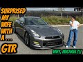 Surprising my wife with a gtr  priceless reaction