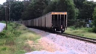 CSX Empty hopper train Part 3
