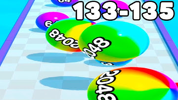 BALL RUN 2048 Gameplay All Levels Walkthrough Android,ios Level 133-135