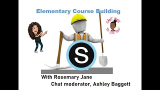 Schoology Elementary Course Building Virtual PD April 16, 2020