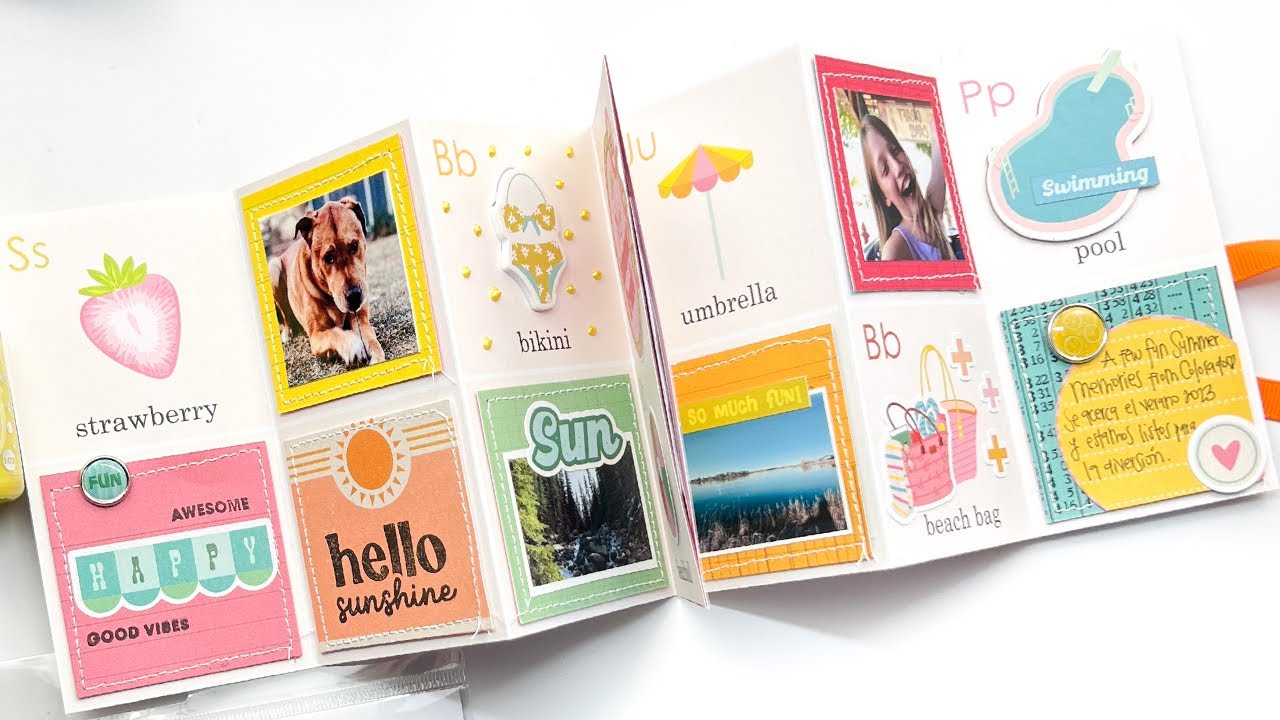 Hello Sunshine Mini Scrapbook Album Kit