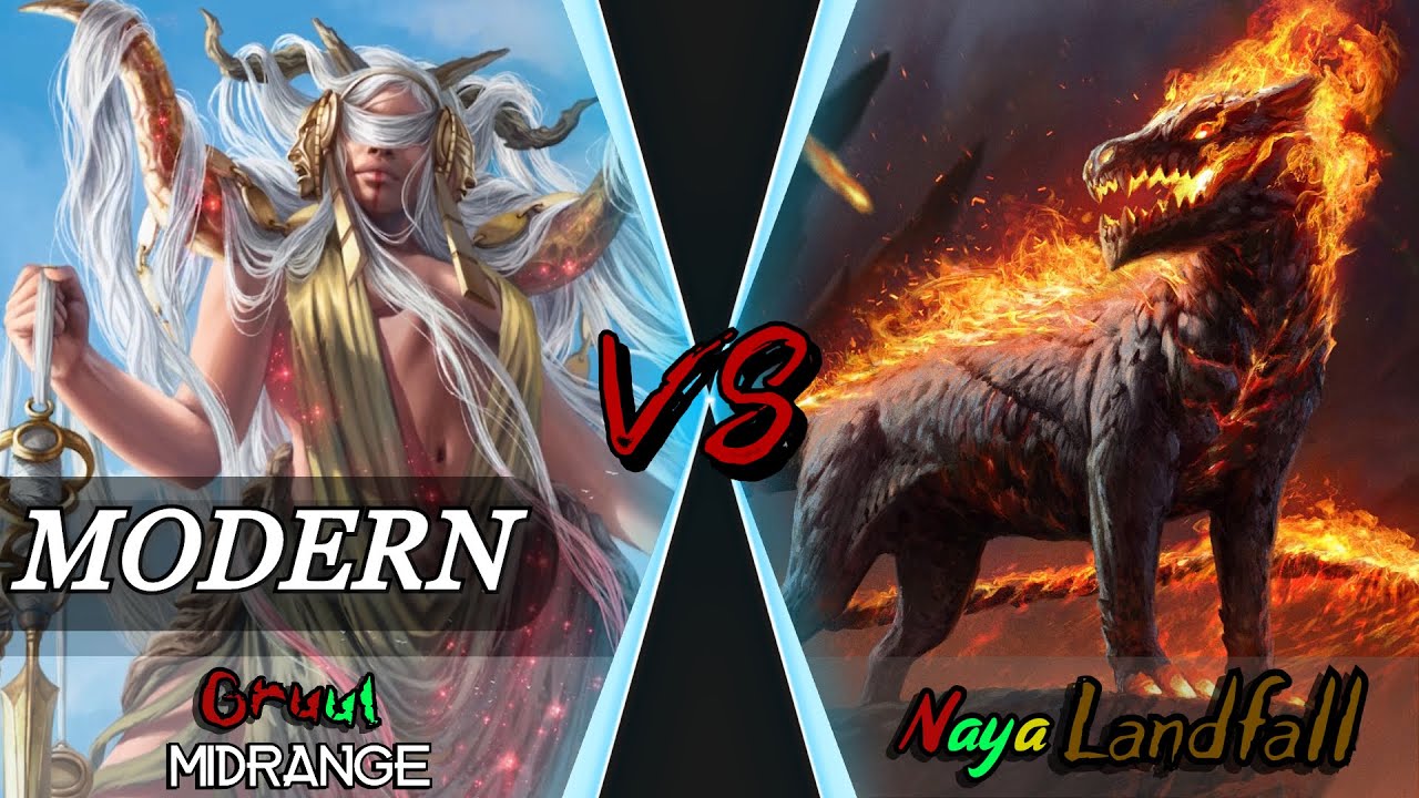 MTG Online - [Modern]: Gruul Midrange vs Naya Land Fall