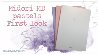 Midori MD soft color A5 notebook first look