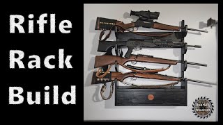 Wood Rifle Rack Build - Storage | Safety Lock Options