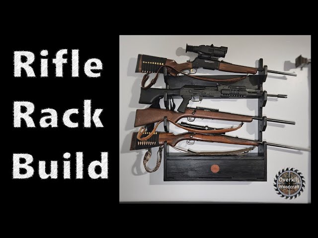 Gun Rack Woodworking Plans Made This Gun Rack A Few Years Ago As A