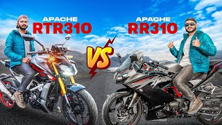 TVS Apache RTR 310, নাকি RR 310 ? কোনটা বেশি ভালো ?