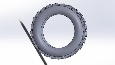Designing A Tractor Tyre On Solidworks