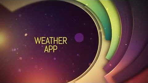 Weather App - TCC IPTV Tutorial