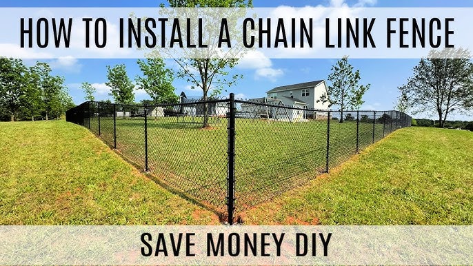 How to Install Chain Link Fence on Uneven Ground